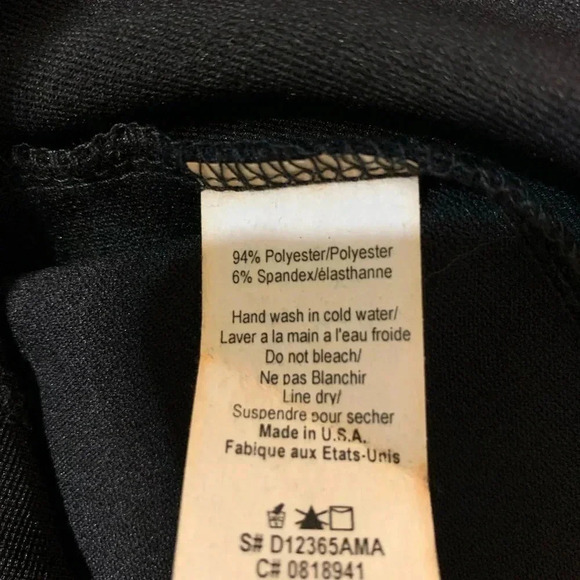 JustFab Lexie Bodycon Dress Casual Black Size L - Picture 7 of 15